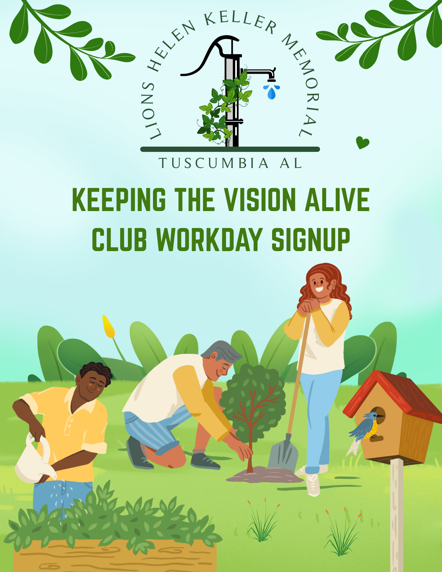 LHKM CLUB WORKDAY SIGNUP Club Workday Sign Up